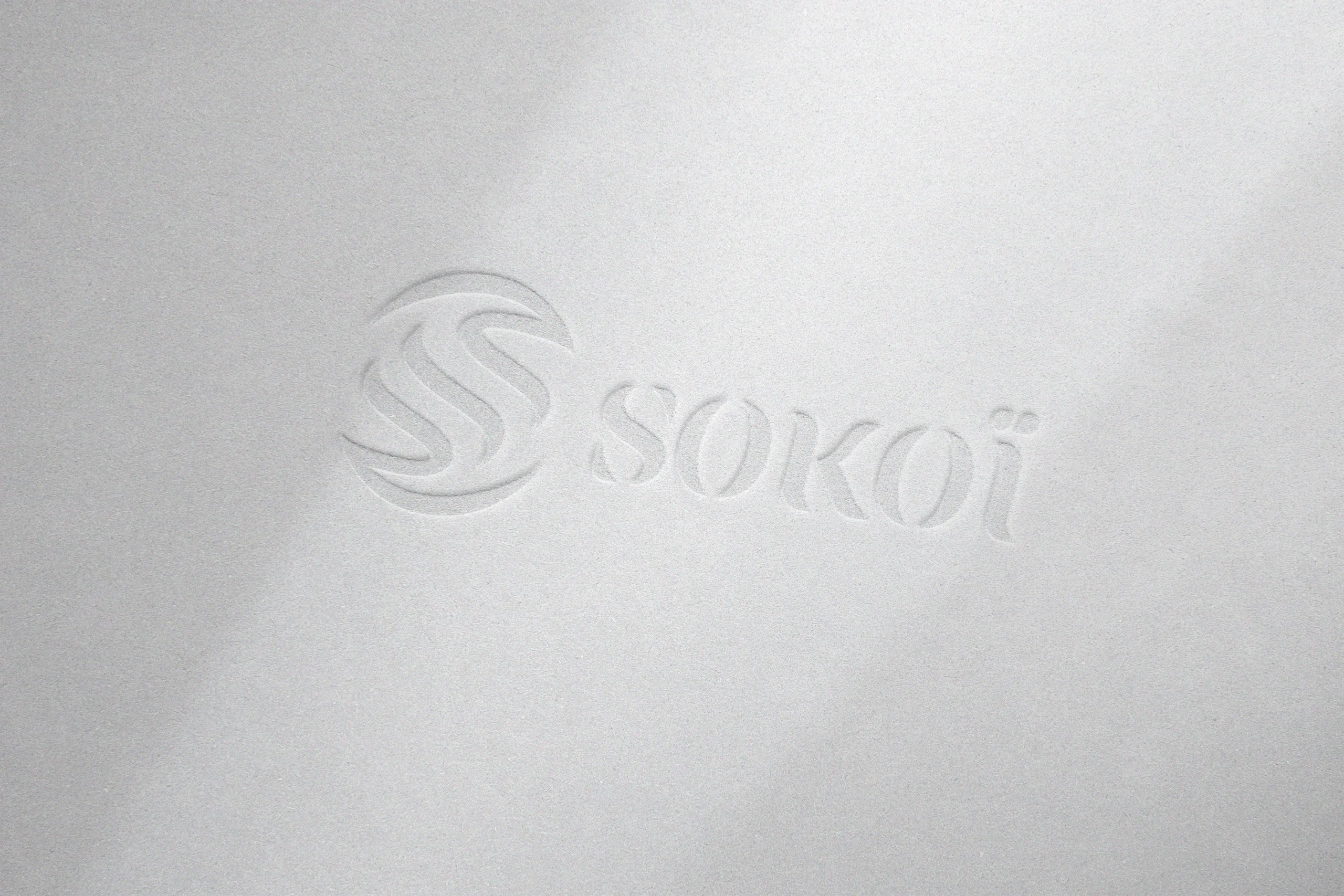 Mockup avec logo horizontal de la conciergerie Sokoï