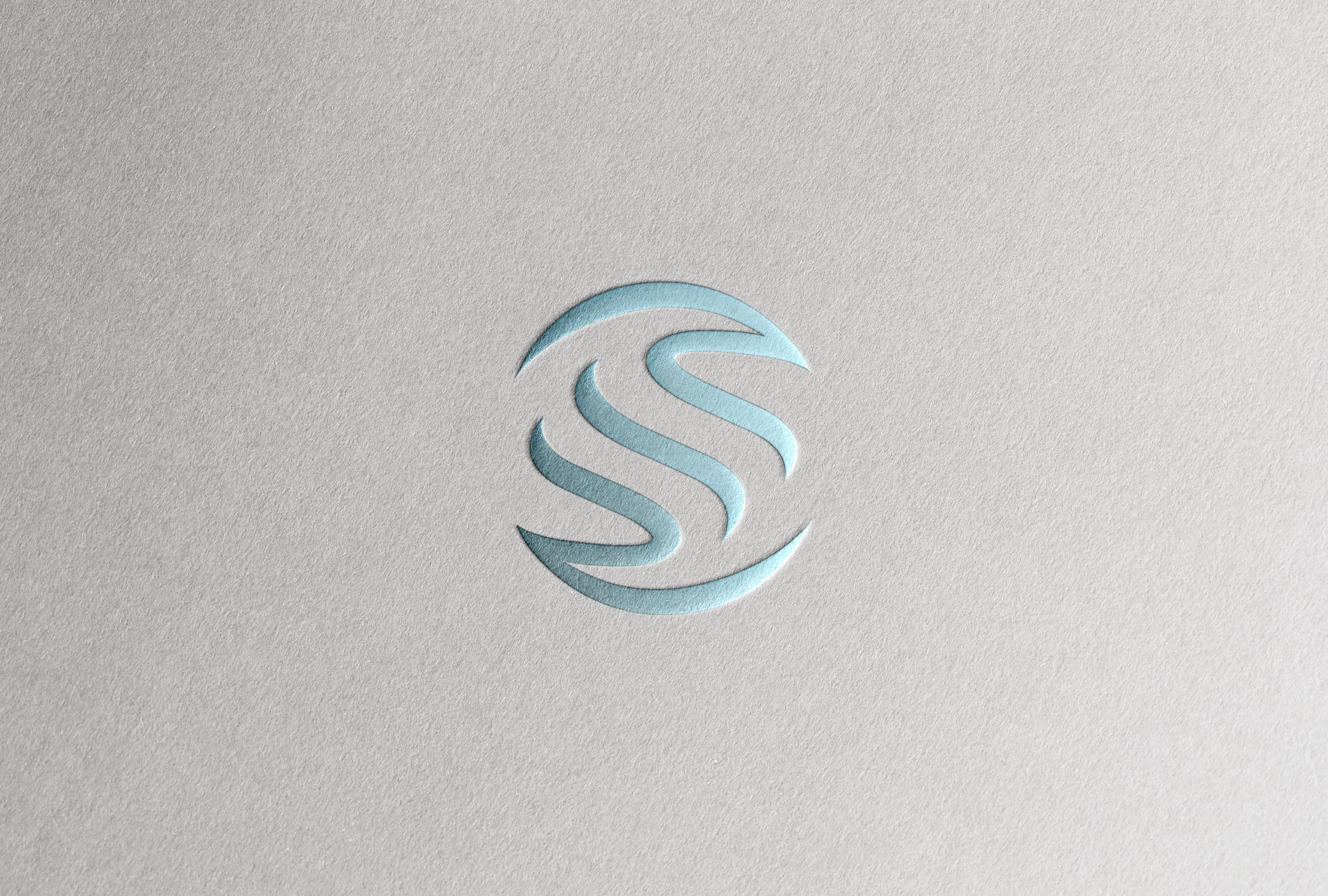 Mockup avec le symbole seul Sokoï pour illustrer l'identité visuelle