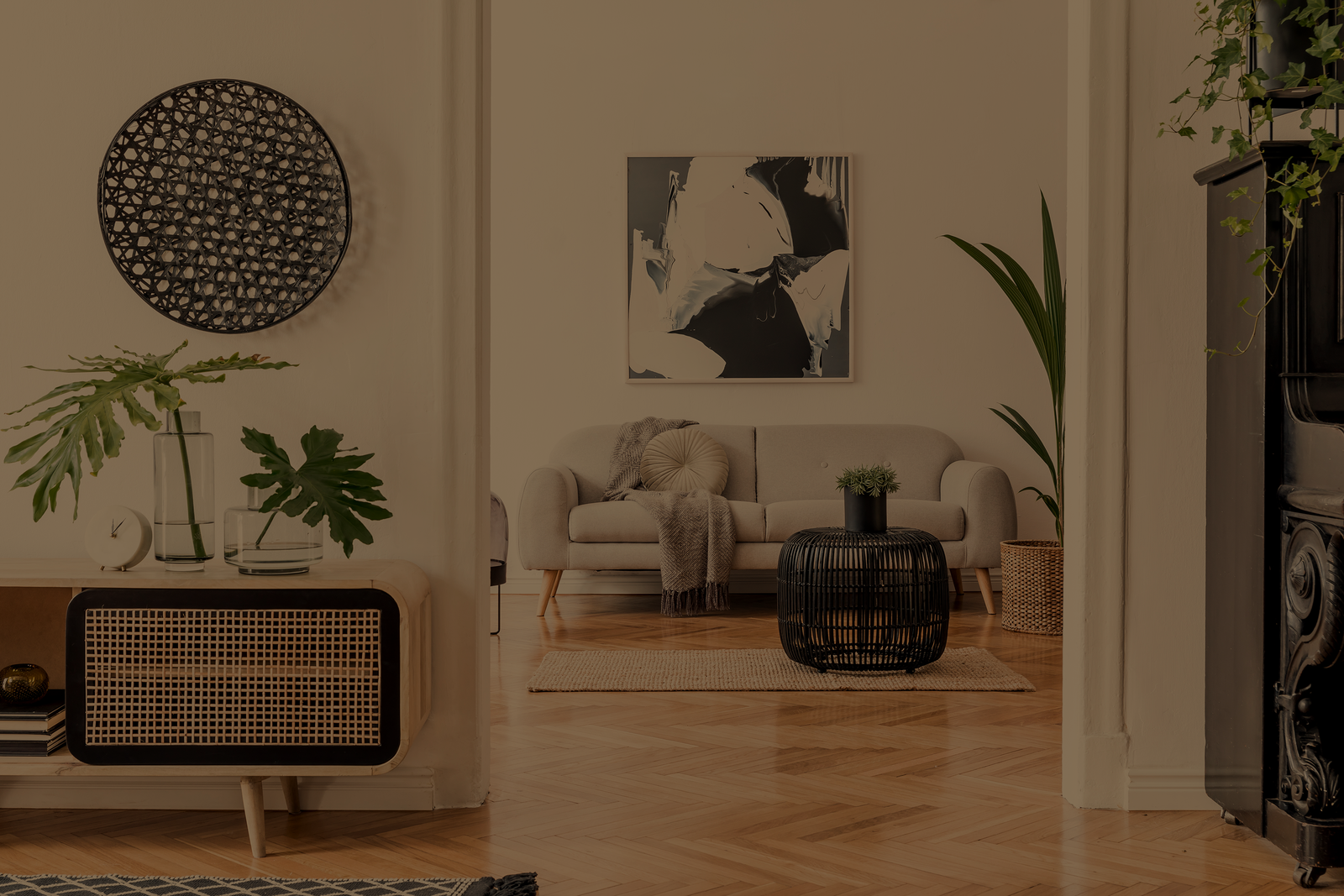 Intérieur d'un appartement géré par une conciergerie
